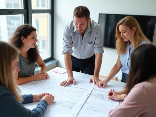 Sumika Home Solutions team collaborating on a design plan